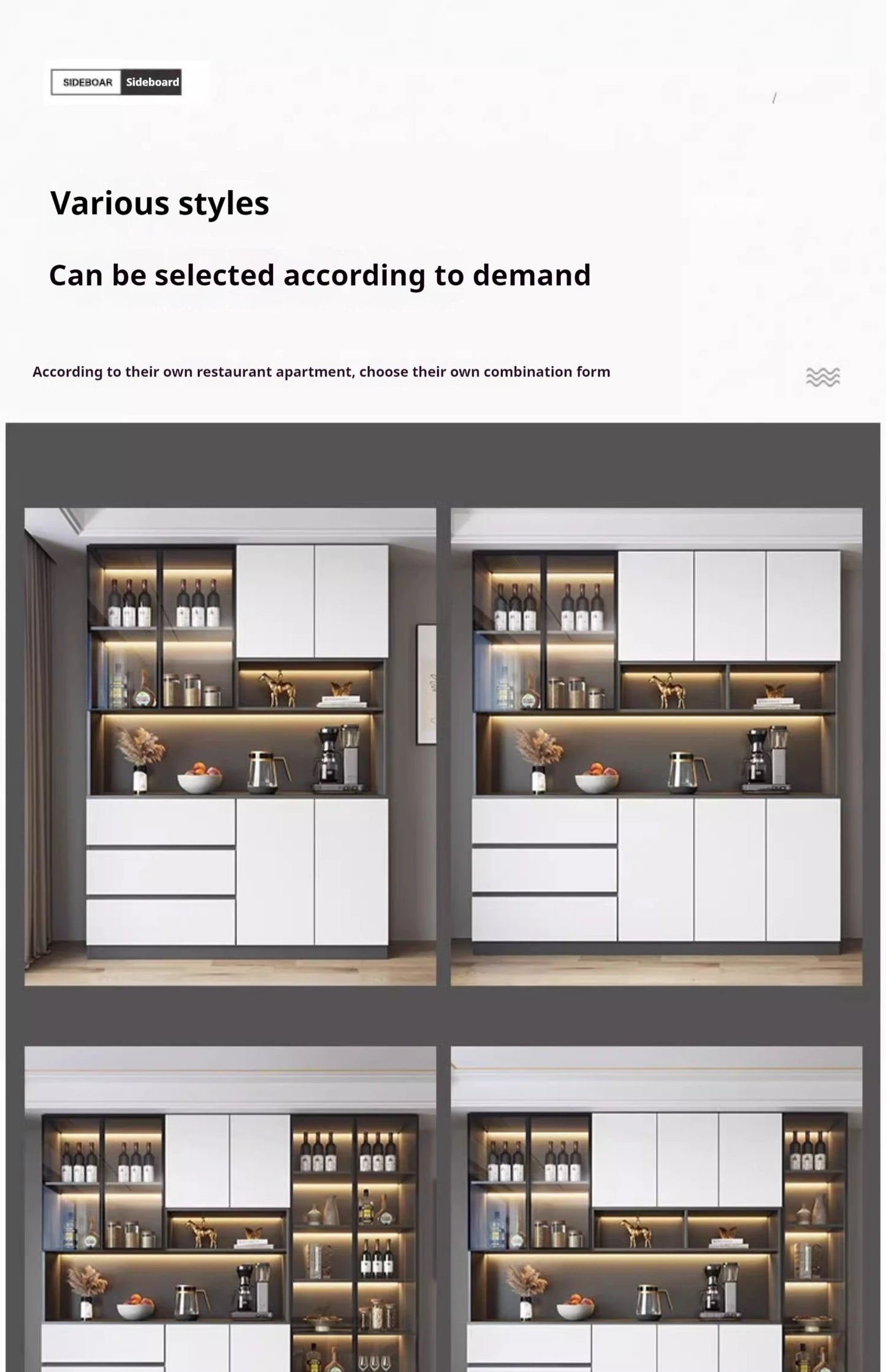 Bar Cabinet Luxury Whiskey Showcase Wine Decoration Antique Furniture Nordic Full Kitchen High End Drinks Wall Vitrine Hanging
