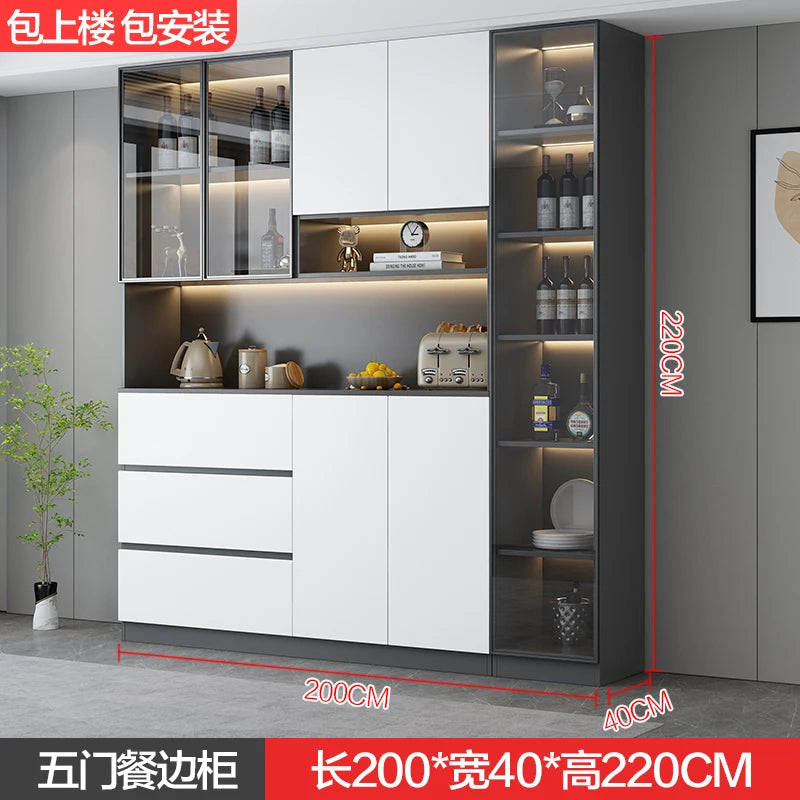 Bar Cabinet Luxury Whiskey Showcase Wine Decoration Antique Furniture Nordic Full Kitchen High End Drinks Wall Vitrine Hanging
