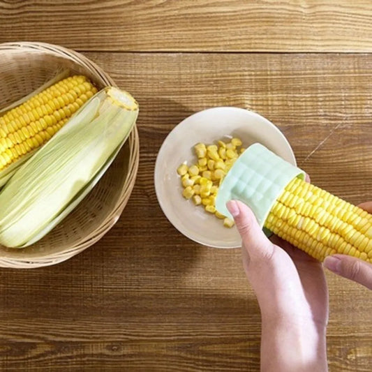 Creative Rotating Corn Planer Stainless Steel Manual Corn Kernel Separator Efficient Corn Thresher Kitchen Accessories