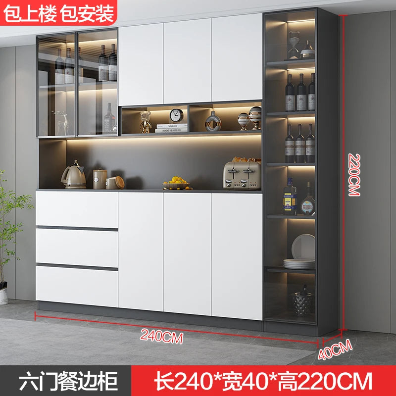 Bar Cabinet Luxury Whiskey Showcase Wine Decoration Antique Furniture Nordic Full Kitchen High End Drinks Wall Vitrine Hanging