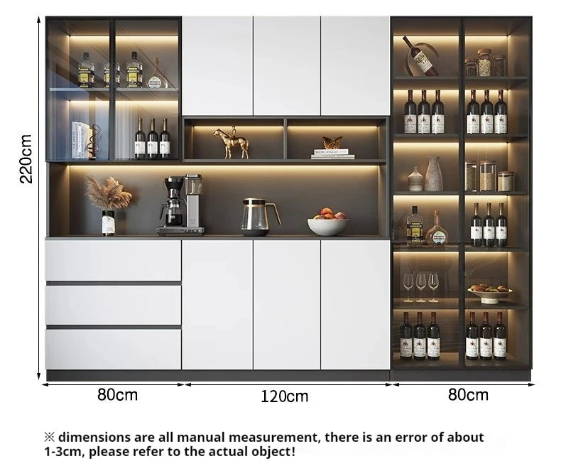 Bar Cabinet Luxury Whiskey Showcase Wine Decoration Antique Furniture Nordic Full Kitchen High End Drinks Wall Vitrine Hanging
