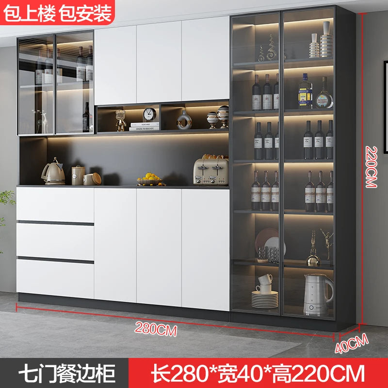 Bar Cabinet Luxury Whiskey Showcase Wine Decoration Antique Furniture Nordic Full Kitchen High End Drinks Wall Vitrine Hanging