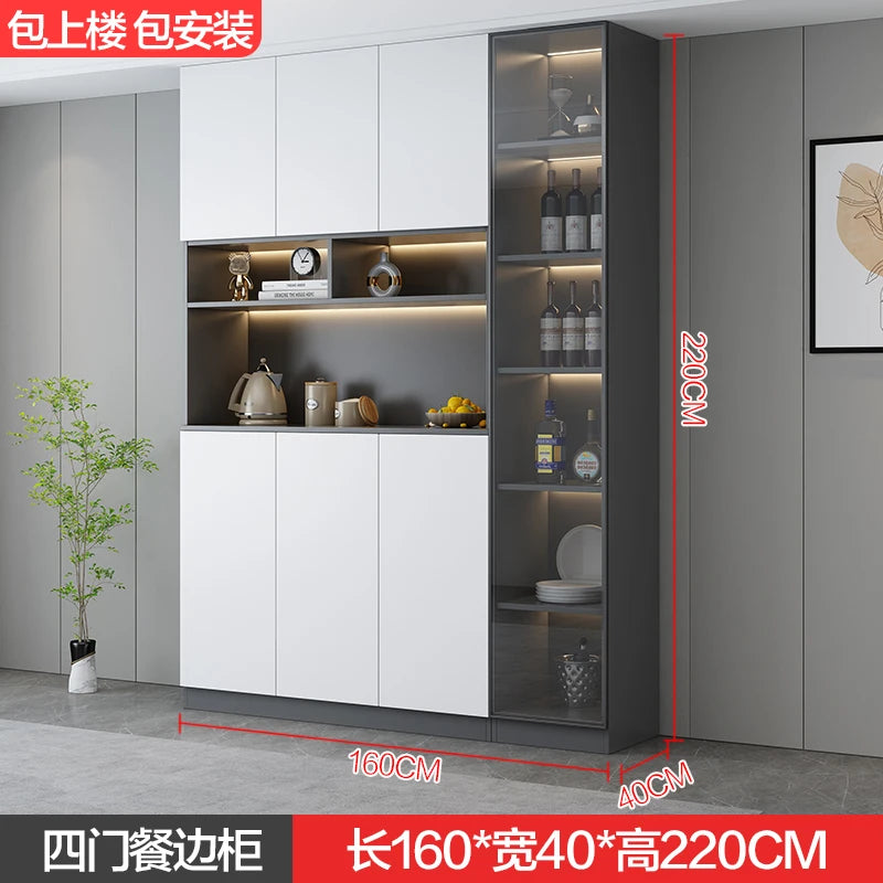 Bar Cabinet Luxury Whiskey Showcase Wine Decoration Antique Furniture Nordic Full Kitchen High End Drinks Wall Vitrine Hanging
