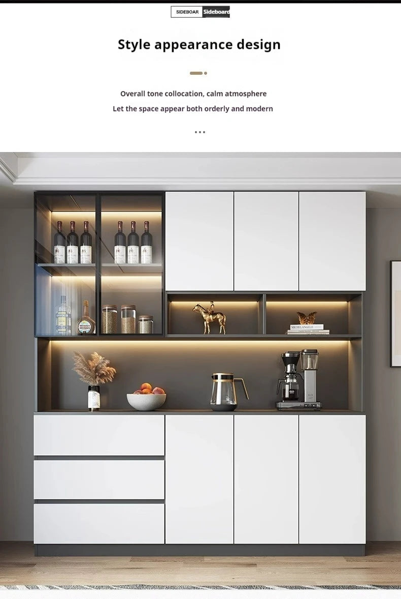Bar Cabinet Luxury Whiskey Showcase Wine Decoration Antique Furniture Nordic Full Kitchen High End Drinks Wall Vitrine Hanging
