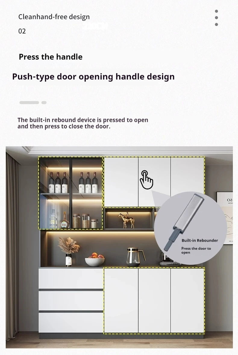 Bar Cabinet Luxury Whiskey Showcase Wine Decoration Antique Furniture Nordic Full Kitchen High End Drinks Wall Vitrine Hanging