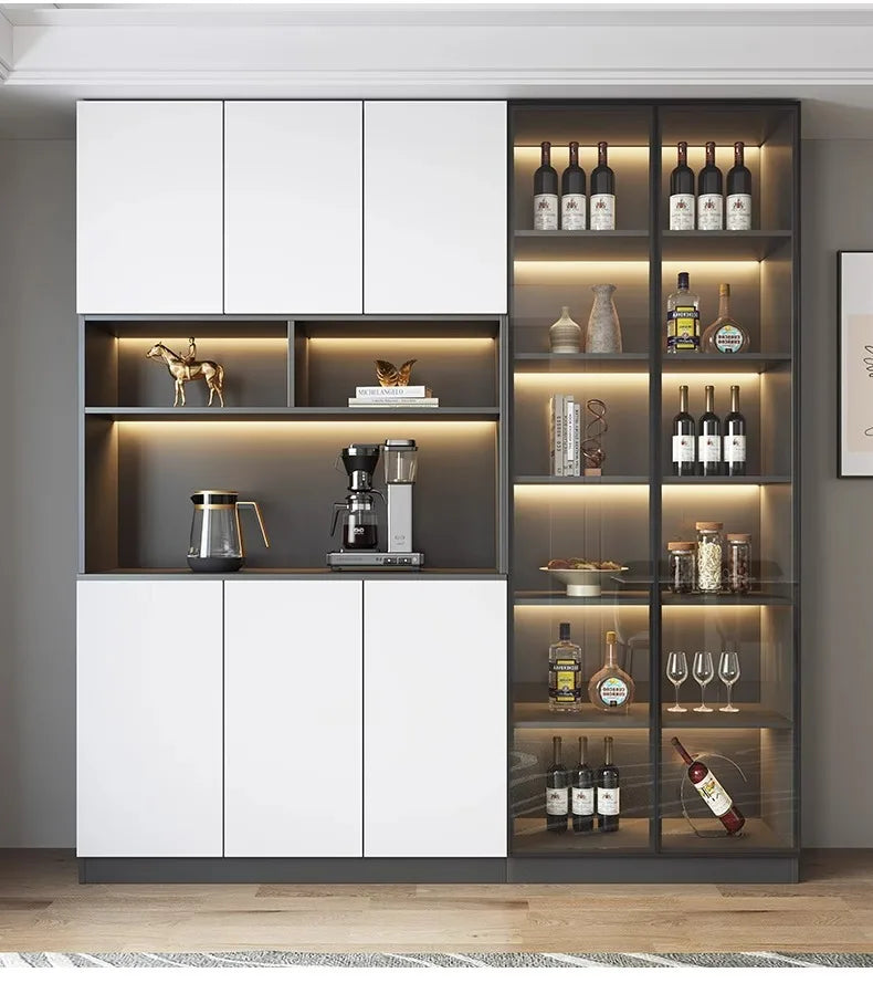 Bar Cabinet Luxury Whiskey Showcase Wine Decoration Antique Furniture Nordic Full Kitchen High End Drinks Wall Vitrine Hanging