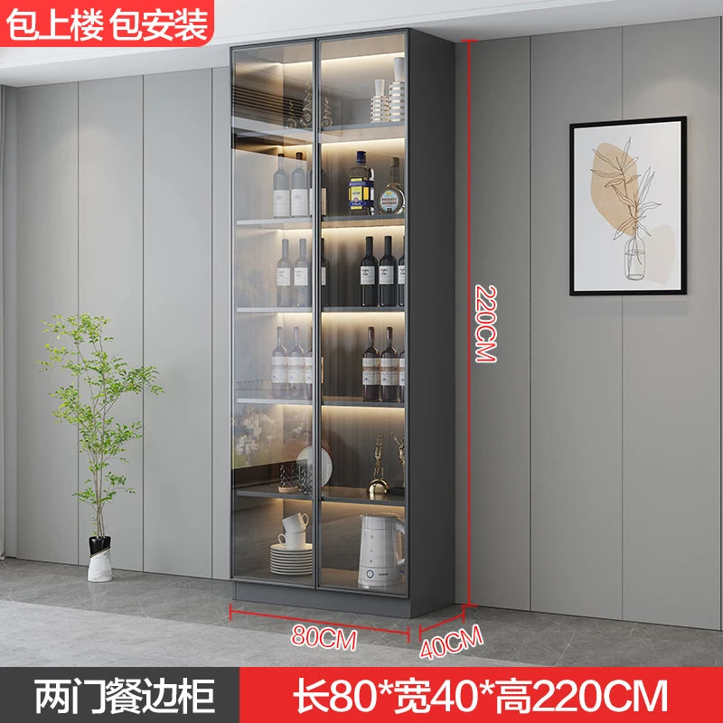 Bar Cabinet Luxury Whiskey Showcase Wine Decoration Antique Furniture Nordic Full Kitchen High End Drinks Wall Vitrine Hanging