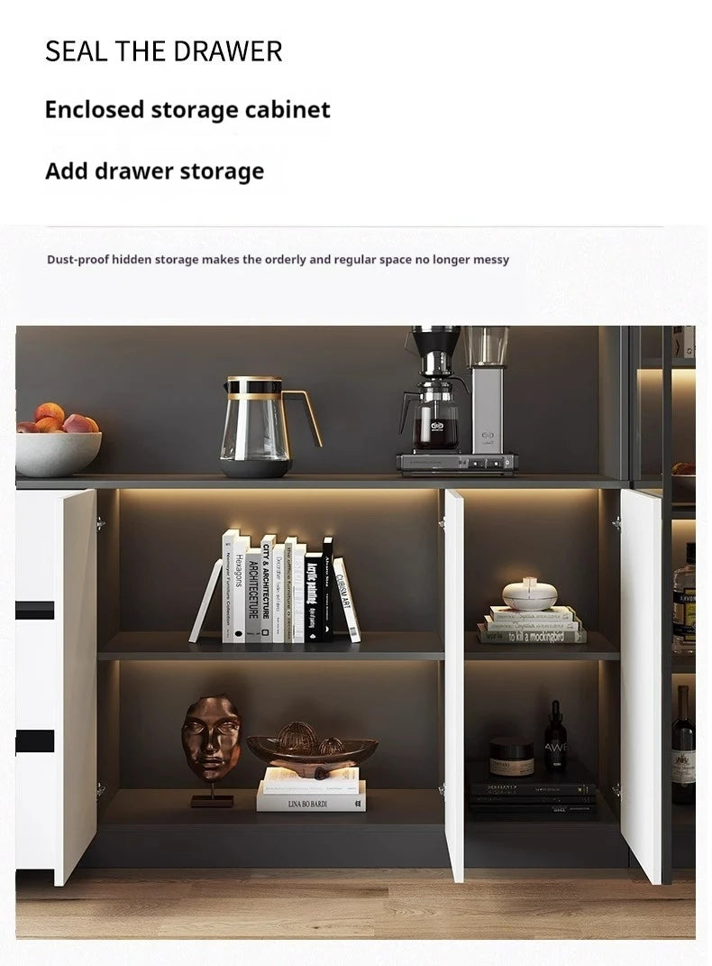 Bar Cabinet Luxury Whiskey Showcase Wine Decoration Antique Furniture Nordic Full Kitchen High End Drinks Wall Vitrine Hanging