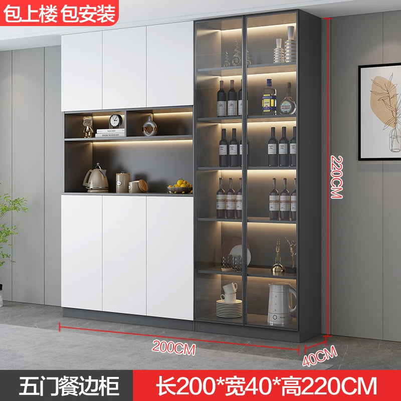 Bar Cabinet Luxury Whiskey Showcase Wine Decoration Antique Furniture Nordic Full Kitchen High End Drinks Wall Vitrine Hanging
