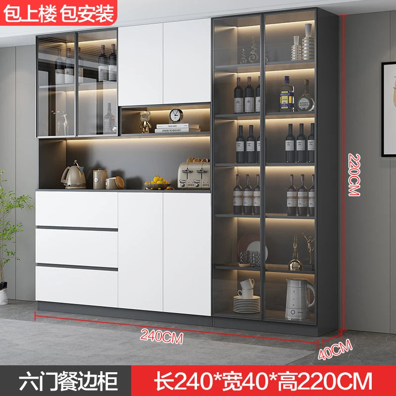 Bar Cabinet Luxury Whiskey Showcase Wine Decoration Antique Furniture Nordic Full Kitchen High End Drinks Wall Vitrine Hanging