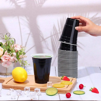 Multiple Plastic Cups, Disposable Cups, Party Cups, Suitable for Graduation Ceremonies, Beverages, Soda, Juice, Picnics.