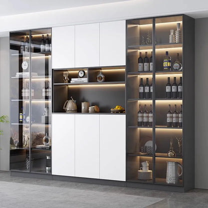 Bar Cabinet Luxury Whiskey Showcase Wine Decoration Antique Furniture Nordic Full Kitchen High End Drinks Wall Vitrine Hanging