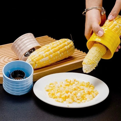 Creative Rotating Corn Planer Stainless Steel Manual Corn Kernel Separator Efficient Corn Thresher Kitchen Accessories