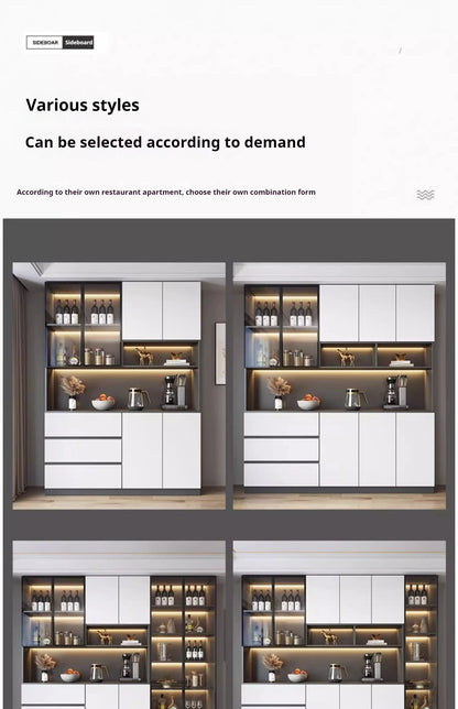 Bar Cabinet Luxury Whiskey Showcase Wine Decoration Antique Furniture Nordic Full Kitchen High End Drinks Wall Vitrine Hanging