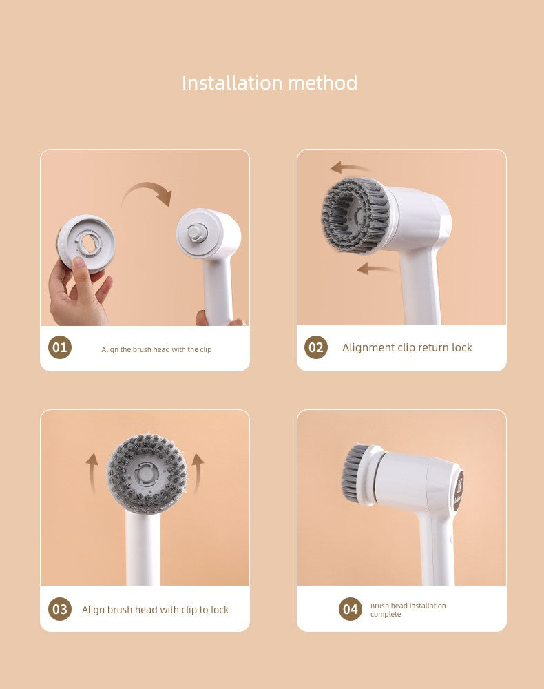 Xiaomi PICOOC Electric Cleaning Brush Multi-Functional Kitchen For Home Wireless Handheld Electric Brush Dishwashing Powerful Pot Handy Gadget