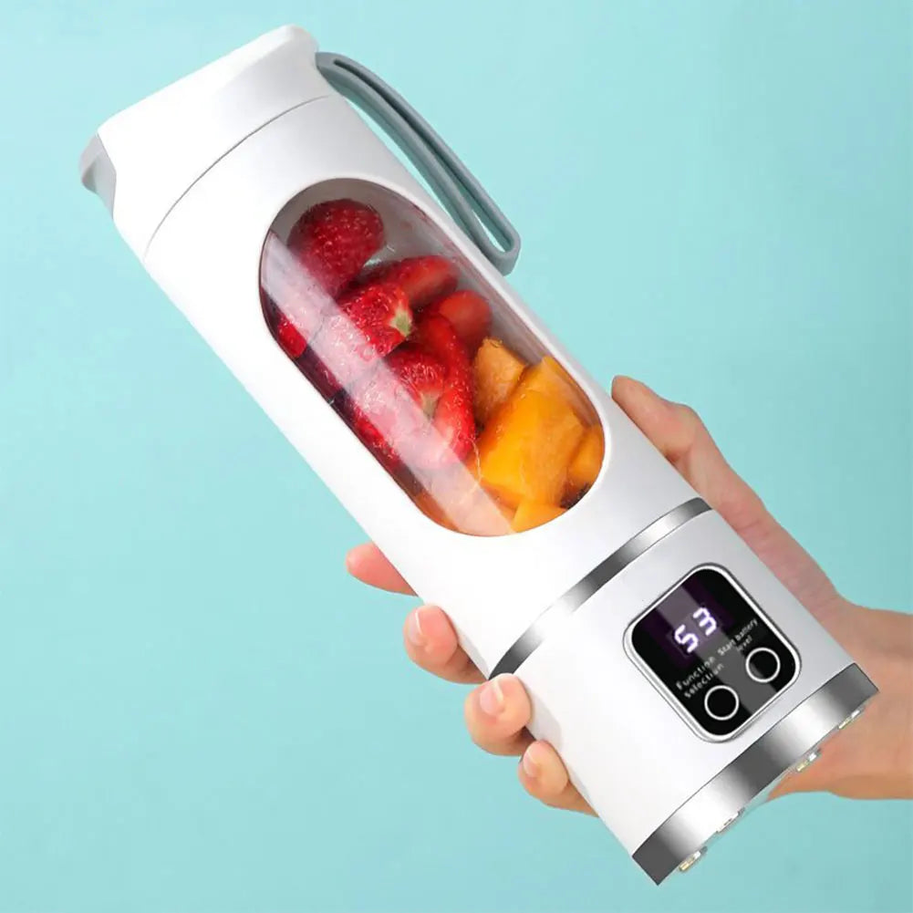 Mini Portable Blender Electric Fruit Juicer Smoothie Orange Fresh Juice Blender Multifunction Rechargeable Portable Bottle Mixer