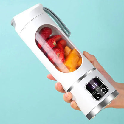 Mini Portable Blender Electric Fruit Juicer Smoothie Orange Fresh Juice Blender Multifunction Rechargeable Portable Bottle Mixer