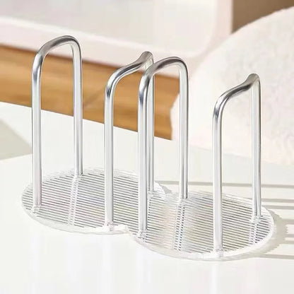 Disposable Cup Storage Holder Water Tea Cups Dispenser Rack Shelf with Longer Stick Mug Display Stand Home Organizer