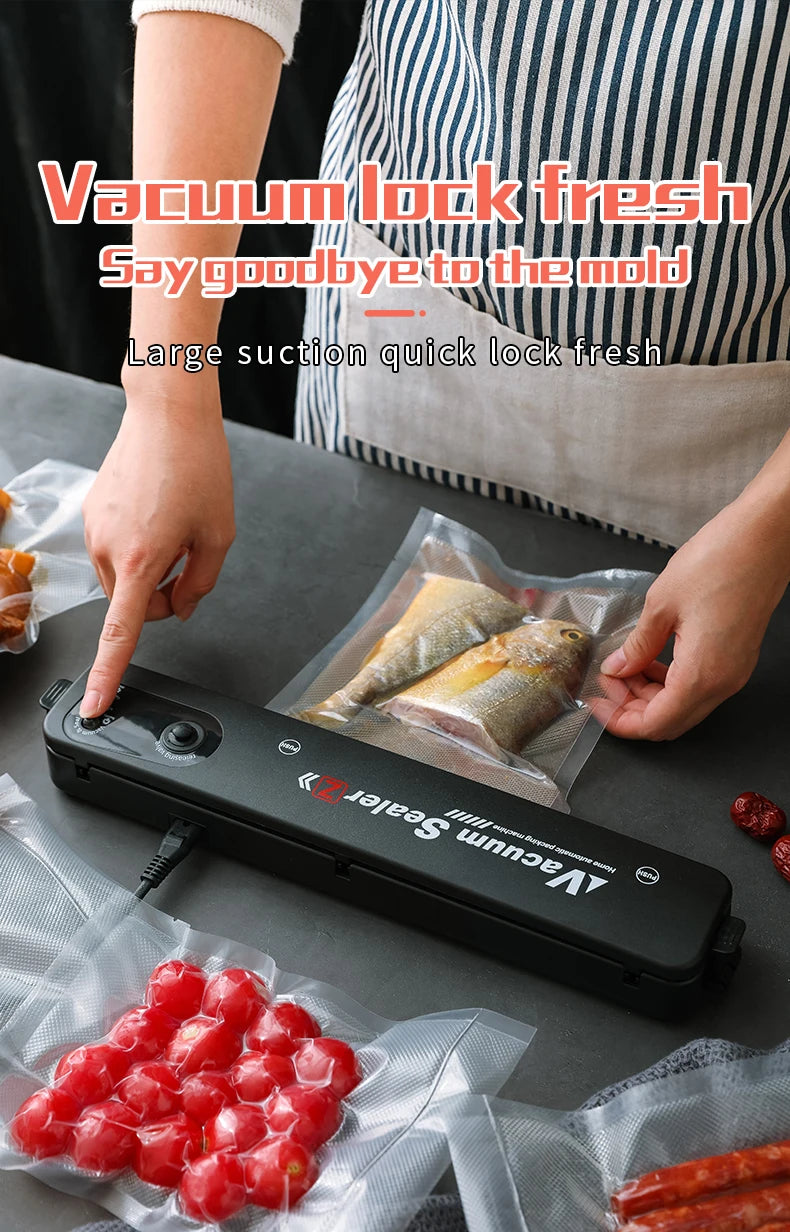 HAOYUNMA Vacuum Sealer Packaging Machine Household Food Automatic Vacuum Sealing Machine Small Plastic Sealing Machine Vacuum Ma