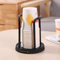 Disposable Cup Storage Holder Water Tea Cups Dispenser Rack Shelf with Longer Stick Mug Display Stand Home Organizer