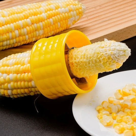 Creative Rotating Corn Planer Stainless Steel Manual Corn Kernel Separator Efficient Corn Thresher Kitchen Accessories