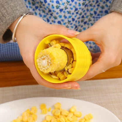 Creative Rotating Corn Planer Stainless Steel Manual Corn Kernel Separator Efficient Corn Thresher Kitchen Accessories