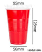 20PCS per Pack 18OZ Disposable Party Cups Red Cup BPA free for Birthday Wedding Easter Congratulation Party or Home Bar