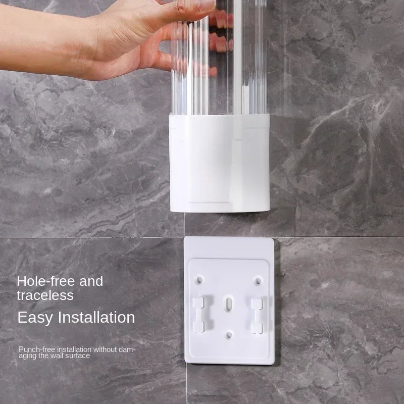 Disposable Paper Cups Dispenser Plastic Cup Holder For Water Dispenser Wall Mounted Automatic Cup Storage Rack Cups Container