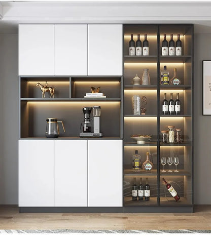 Bar Cabinet Luxury Whiskey Showcase Wine Decoration Antique Furniture Nordic Full Kitchen High End Drinks Wall Vitrine Hanging