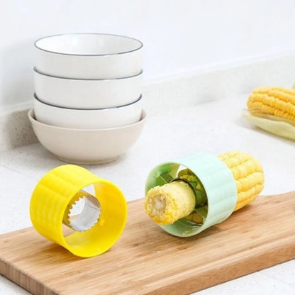 Creative Rotating Corn Planer Stainless Steel Manual Corn Kernel Separator Efficient Corn Thresher Kitchen Accessories