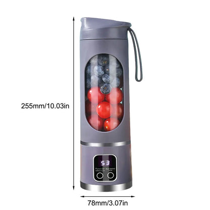 Mini Portable Blender Electric Fruit Juicer Smoothie Orange Fresh Juice Blender Multifunction Rechargeable Portable Bottle Mixer
