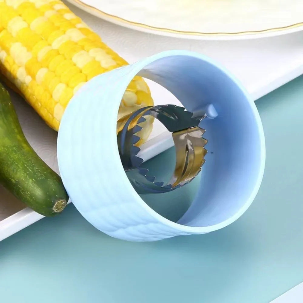 Creative Rotating Corn Planer Stainless Steel Manual Corn Kernel Separator Efficient Corn Thresher Kitchen Accessories