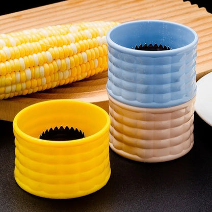 Creative Rotating Corn Planer Stainless Steel Manual Corn Kernel Separator Efficient Corn Thresher Kitchen Accessories