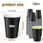 Multiple Plastic Cups, Disposable Cups, Party Cups, Suitable for Graduation Ceremonies, Beverages, Soda, Juice, Picnics.