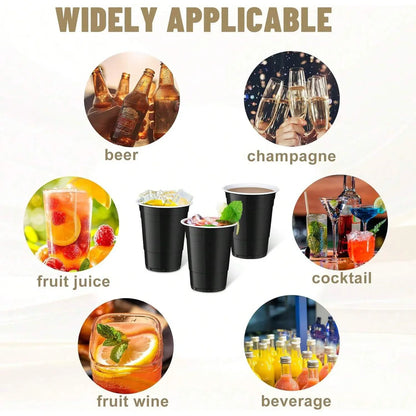 Multiple Plastic Cups, Disposable Cups, Party Cups, Suitable for Graduation Ceremonies, Beverages, Soda, Juice, Picnics.