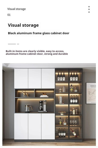 Bar Cabinet Luxury Whiskey Showcase Wine Decoration Antique Furniture Nordic Full Kitchen High End Drinks Wall Vitrine Hanging