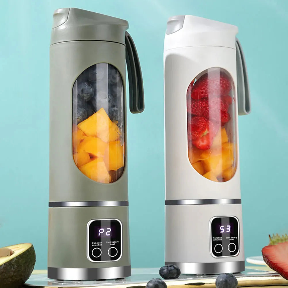 Mini Portable Blender Electric Fruit Juicer Smoothie Orange Fresh Juice Blender Multifunction Rechargeable Portable Bottle Mixer