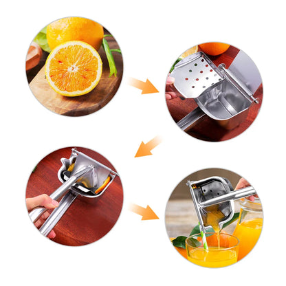 Manual Juice Squeezer Hand Pressure Juicer Pomegranate Orange Lemon Sugar Cane Juice Kitchen Bar Fruit Multifunctional Tools