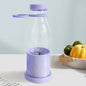 USB Charging Portable Mini Juice Blender Cup Electric Rechargeable with 6 Blades Bottle Design for Travel Office Home Use