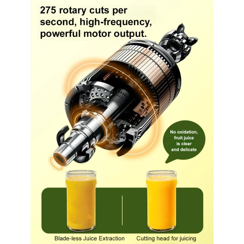 USB Charging Portable Mini Juice Blender Cup Electric Rechargeable with 6 Blades Bottle Design for Travel Office Home Use