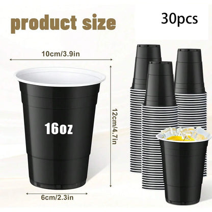 Multiple Plastic Cups, Disposable Cups, Party Cups, Suitable for Graduation Ceremonies, Beverages, Soda, Juice, Picnics.