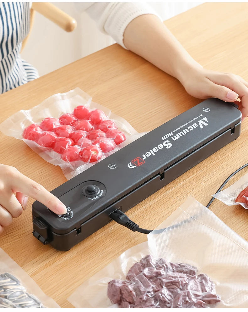 HAOYUNMA Vacuum Sealer Packaging Machine Household Food Automatic Vacuum Sealing Machine Small Plastic Sealing Machine Vacuum Ma